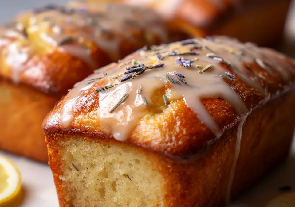Lavender Lemon Mini Loaves