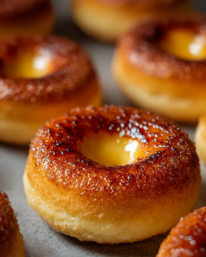 Mini Crème Brûlée Donuts