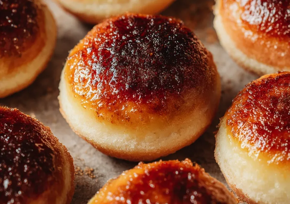 Mini Crème Brûlée Donuts