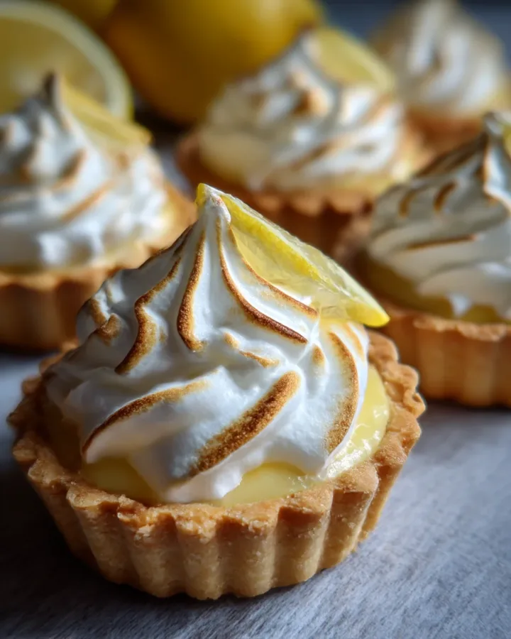Mini Lemon Meringue Icebox Pies