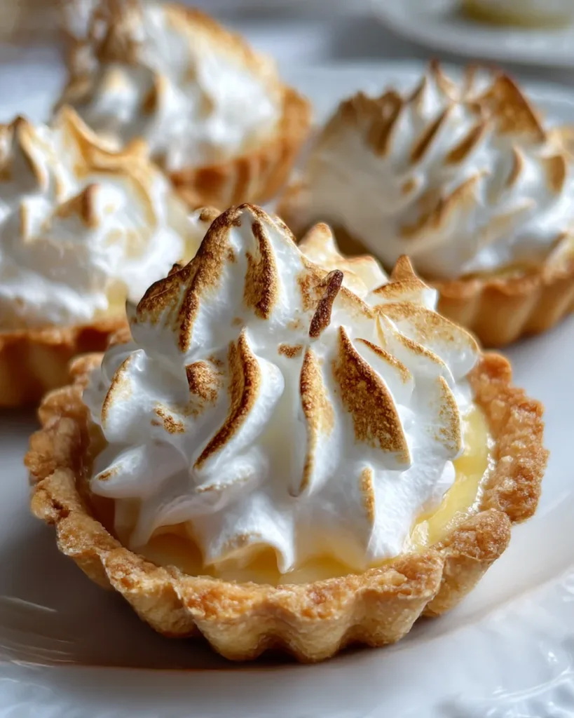 Mini Lemon Meringue Icebox Pies