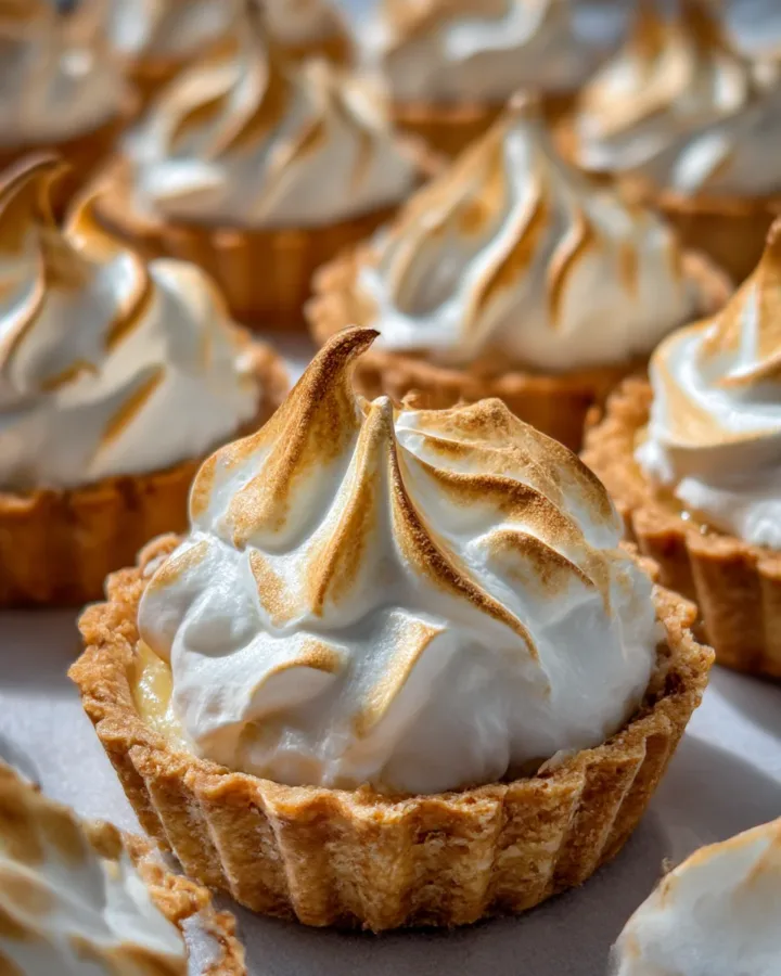 Mini Lemon Meringue Icebox Pies