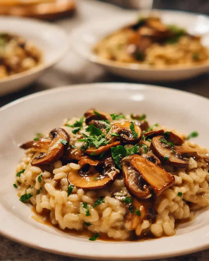 Mushroom Marsala Risotto Bowls
