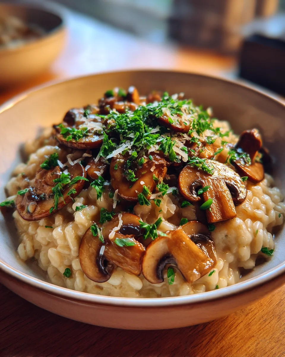 Mushroom Marsala Risotto Bowls