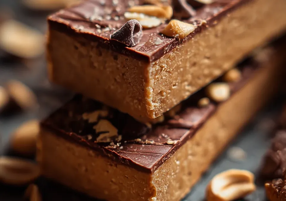No-Bake Peanut Butter Protein Bars