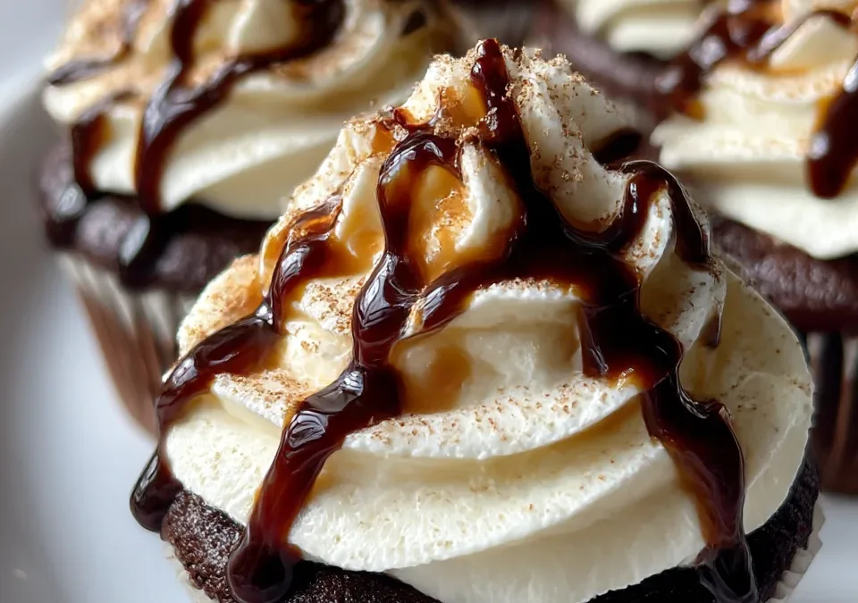 Root Beer Float Cupcakes