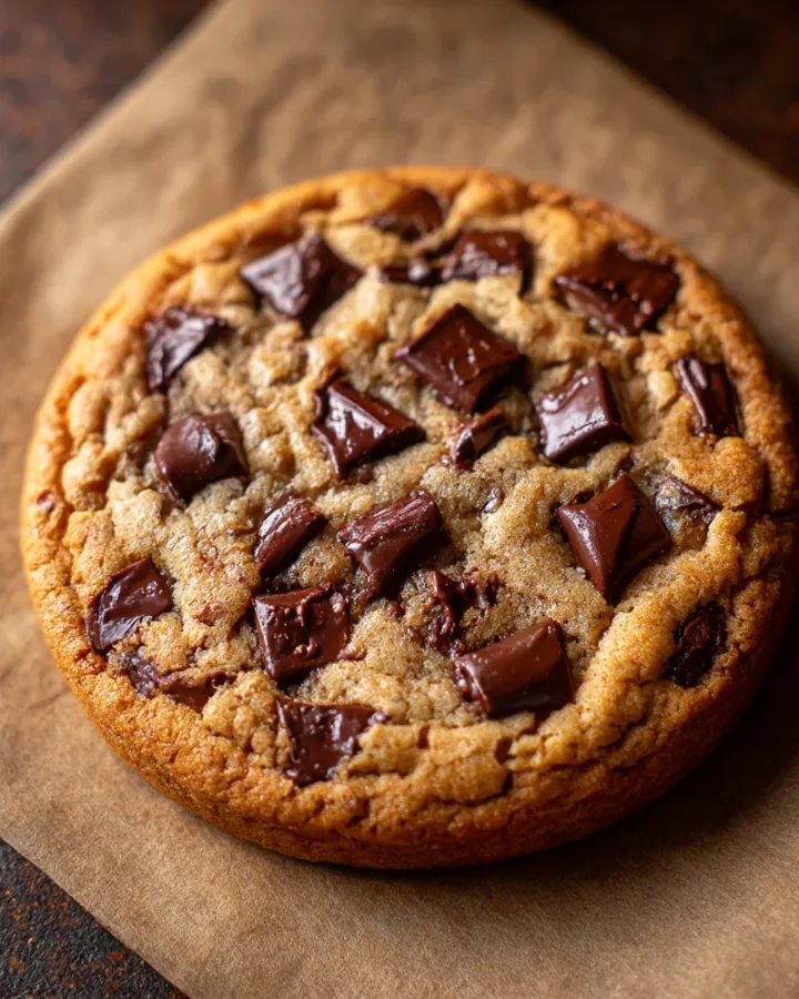 Single-Serve Deep Dish Chocolate Chip Cookie