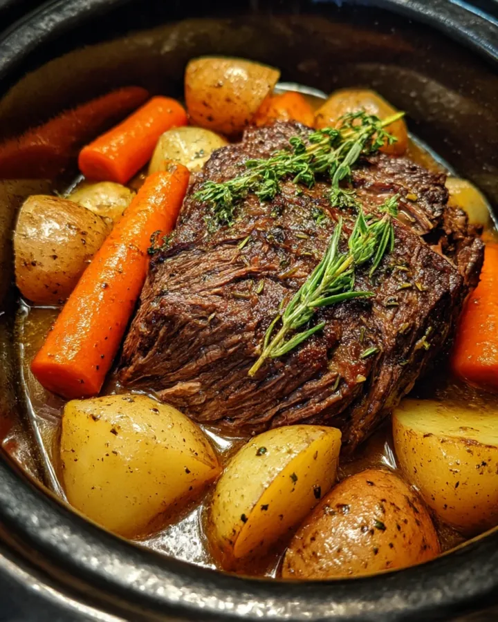 Slow Cooker Pickle Juice Pot Roast