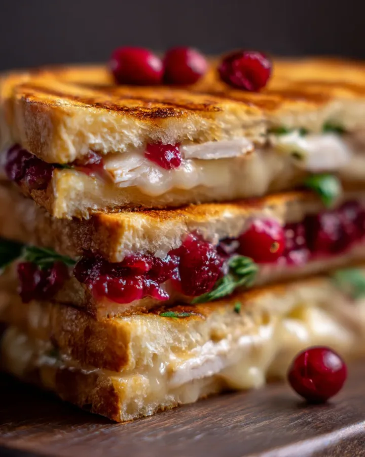 Turkey Cranberry Brie Panini