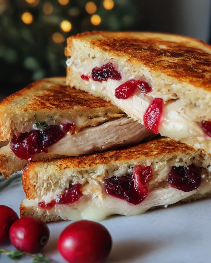 Turkey Cranberry Brie Panini