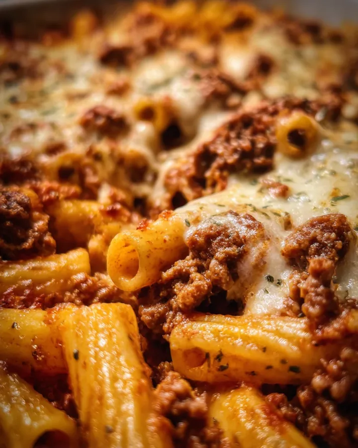 baked ziti with ground beef