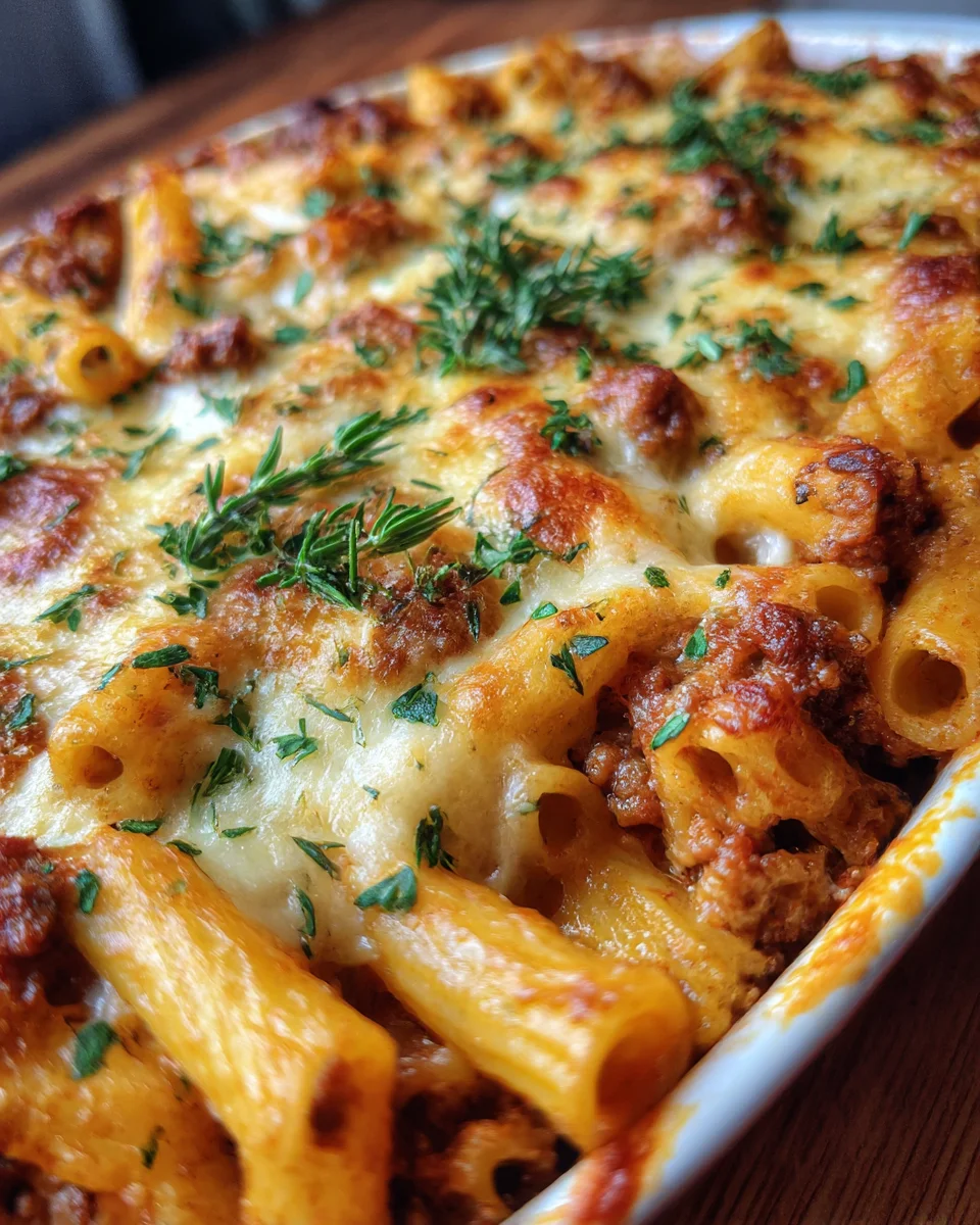 baked ziti with ground beef