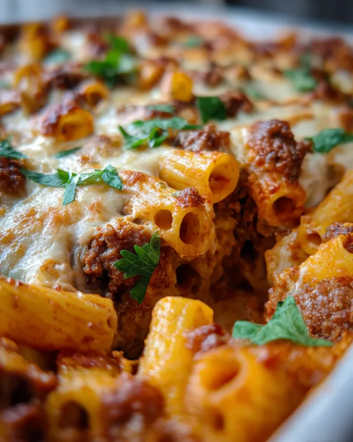 baked ziti with ground beef