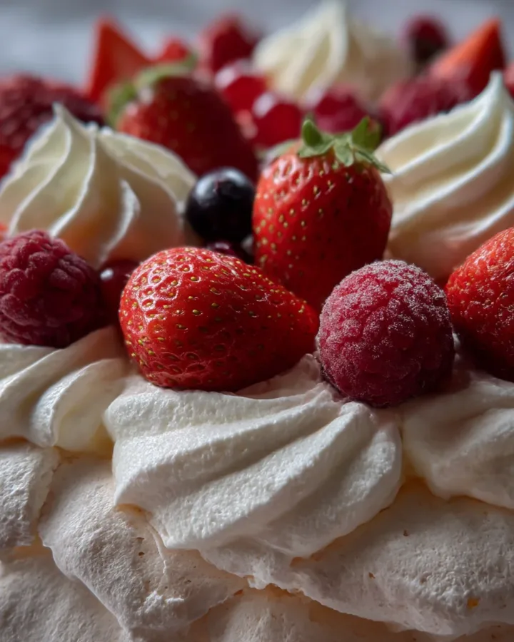 pavlova wedding cake