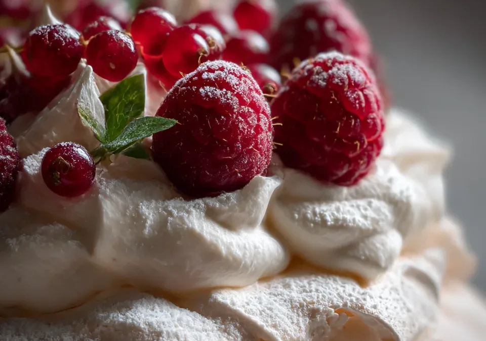 pavlova wedding cake