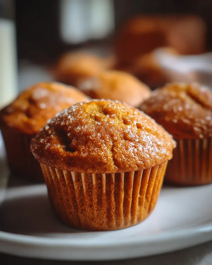 Brown Butter Maple Pumpkin Muffins