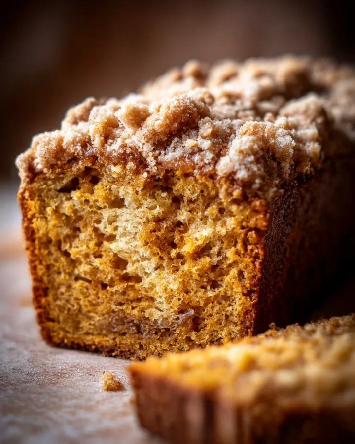 Brown Butter Pumpkin Streusel Bread