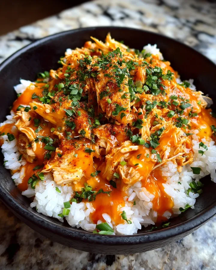 Buffalo Chicken Rice Bowls