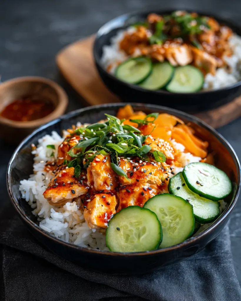 Buffalo Chicken Rice Bowls