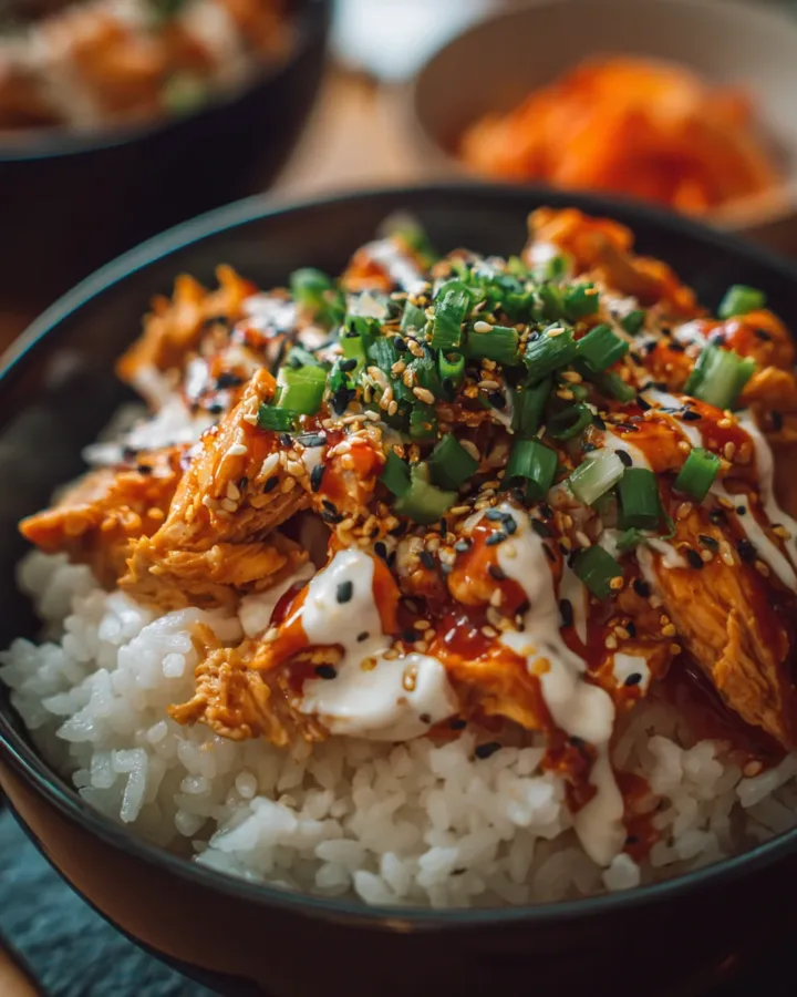 Buffalo Chicken Rice Bowls