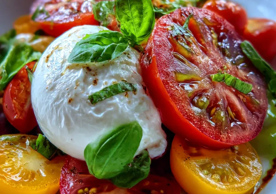Burrata & Heirloom Tomato Garden Salad