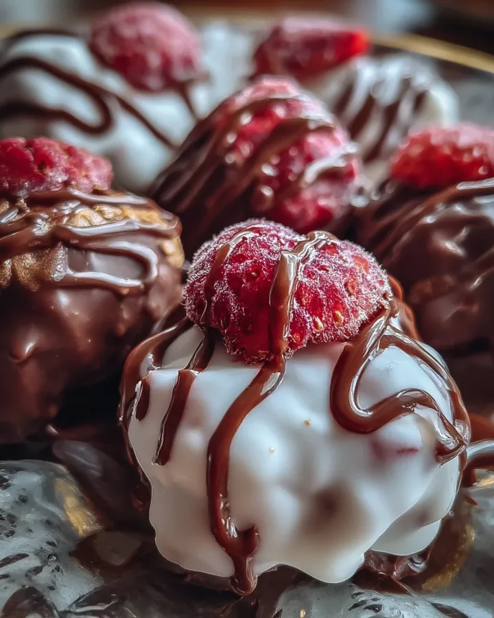 Chocolate Strawberry Yogurt Clusters