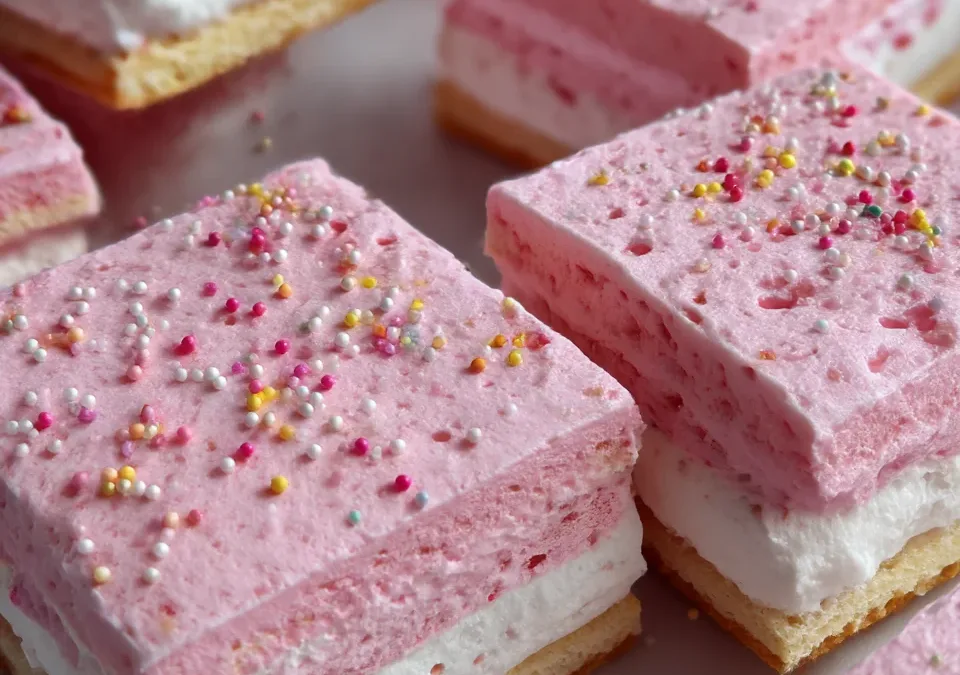 Cotton Candy Ice Cream Sandwiches