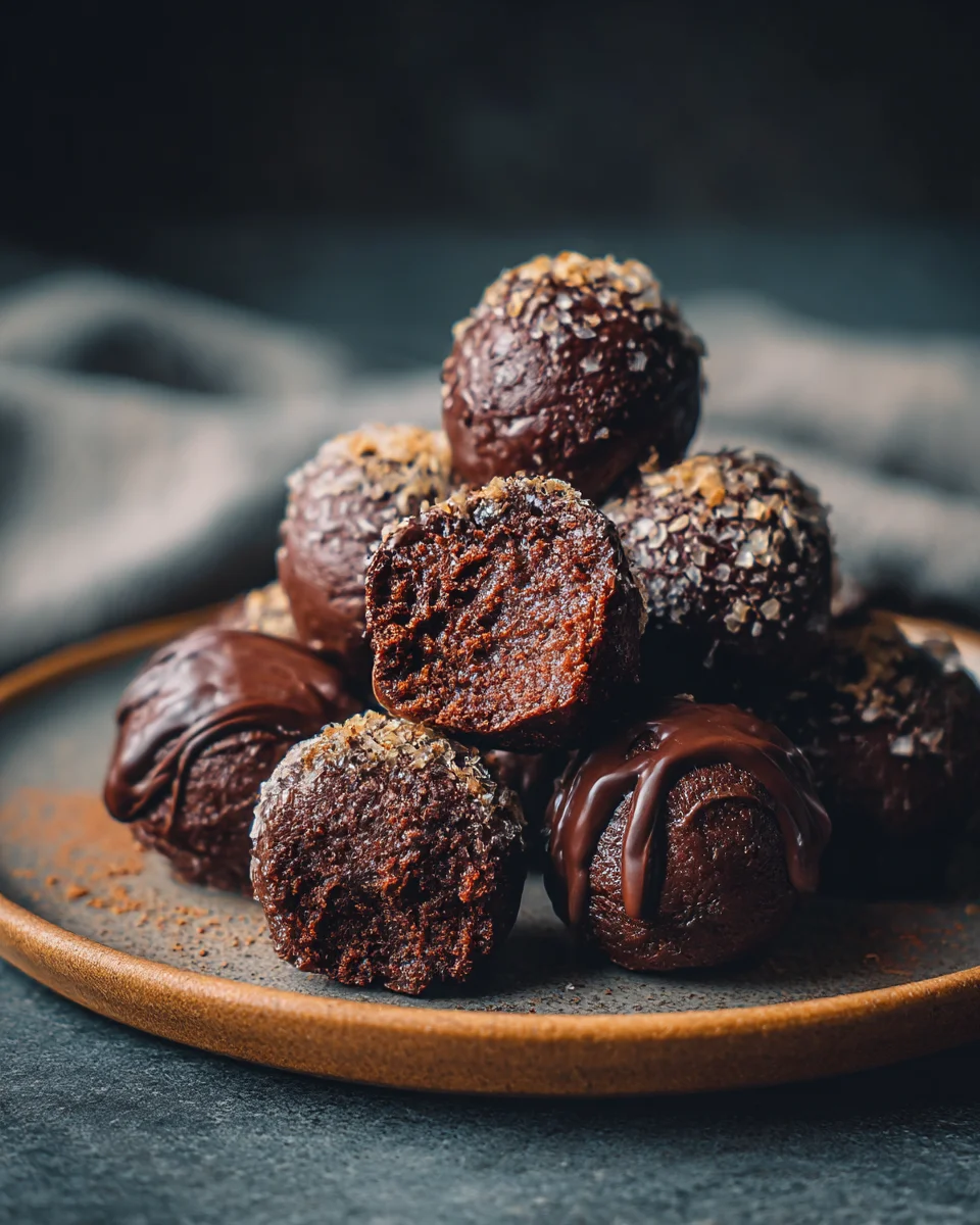 Espresso Brownie Truffle Bites