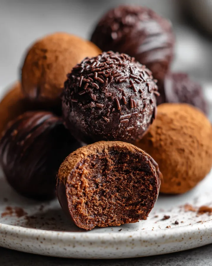 Espresso Brownie Truffle Bites