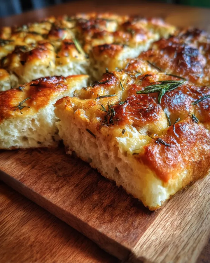 Floral Focaccia Art Bread