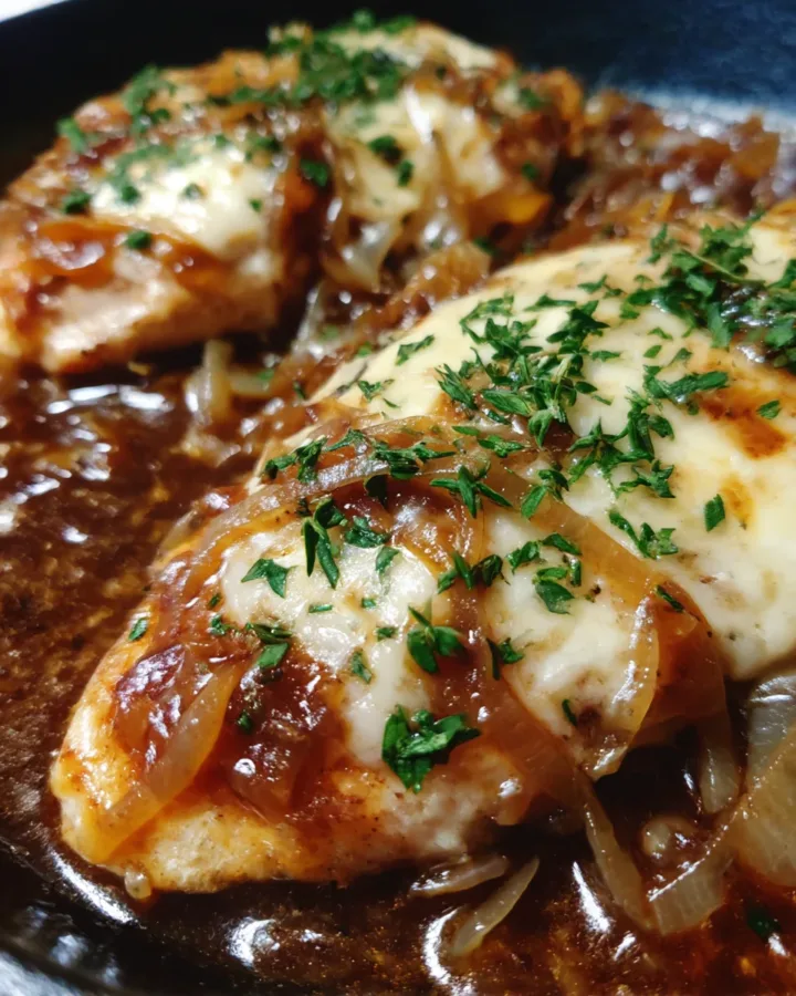 French Onion Chicken Skillet