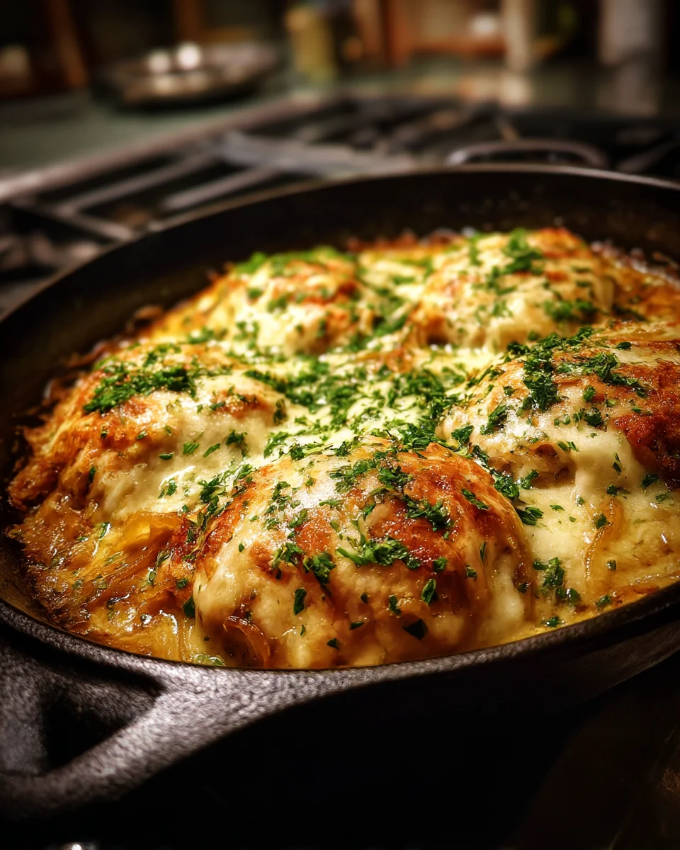 French Onion Chicken Skillet