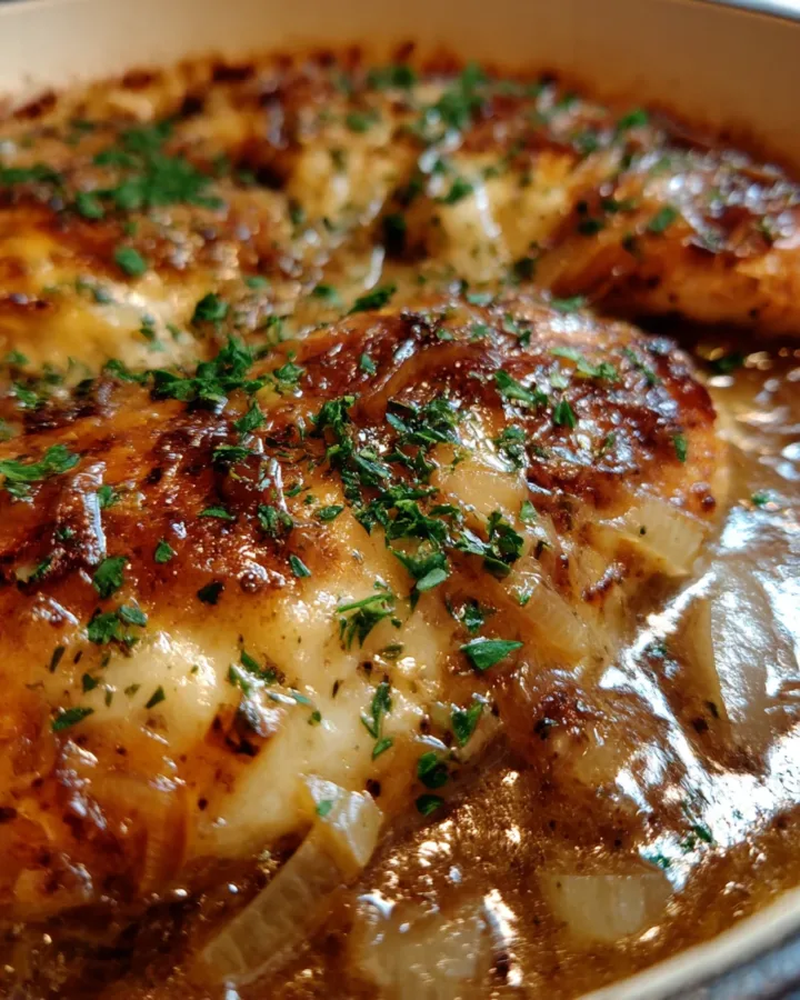 French Onion Chicken Skillet