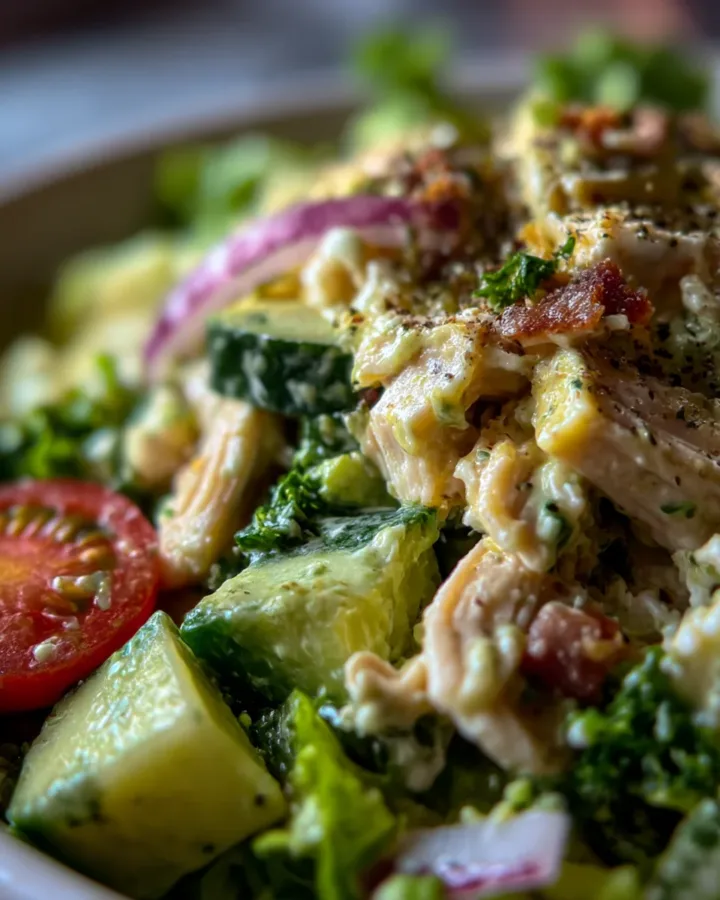 Green Goddess Chicken Salad Bowl