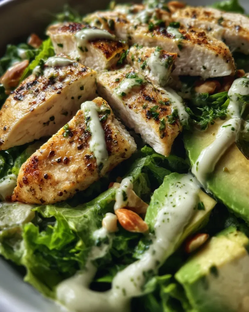 Green Goddess Chicken Salad Bowl