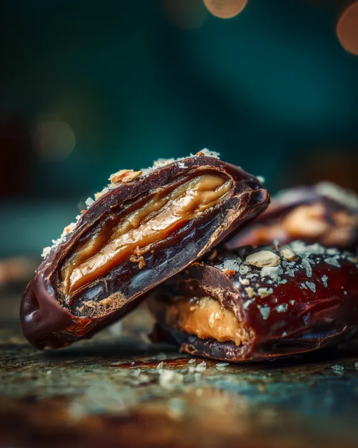 Healthy Snickers Dates
