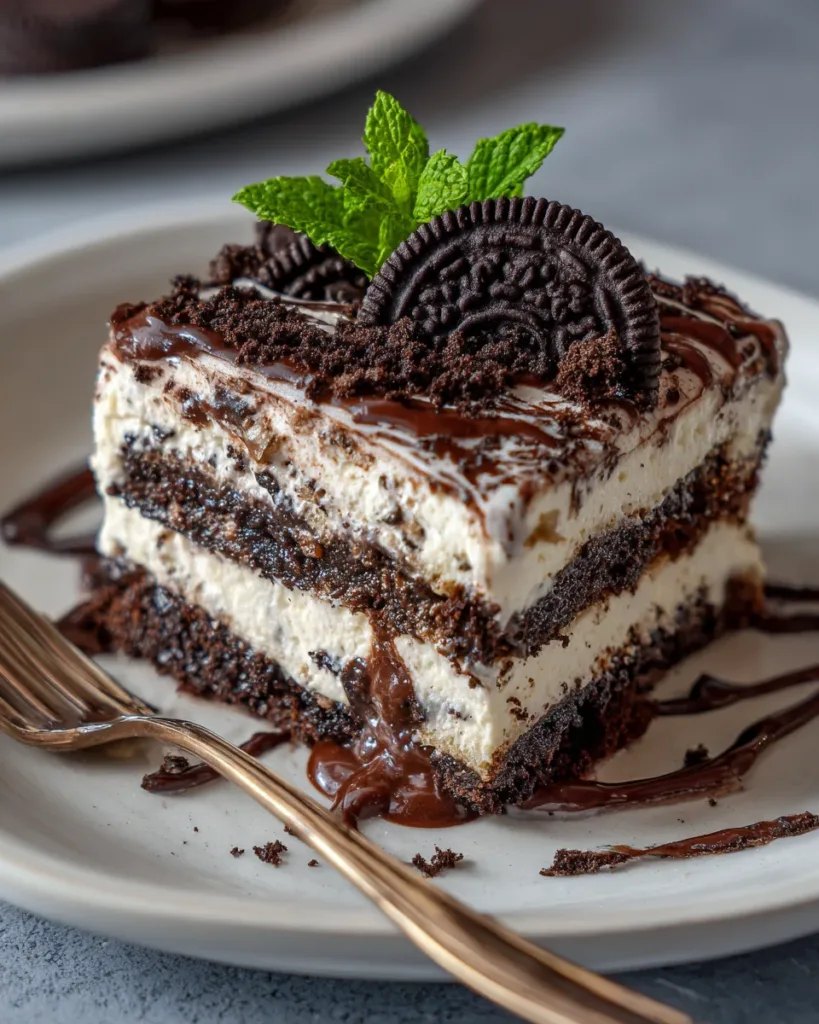 No Bake Oreo Lasagna Dessert