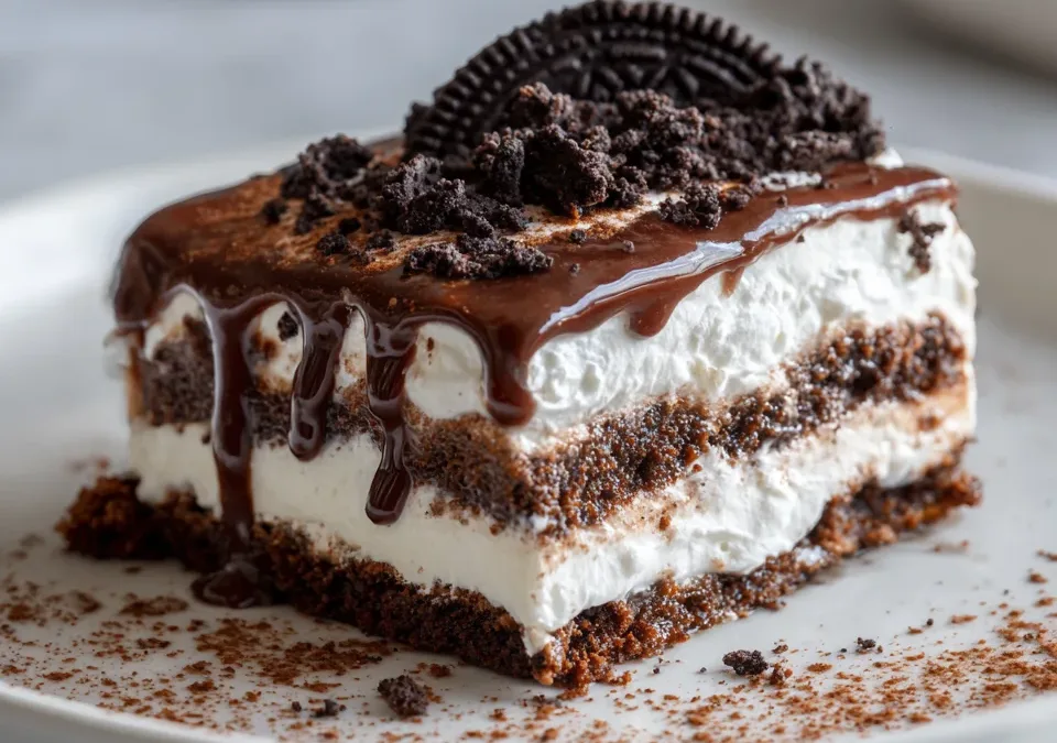 No Bake Oreo Lasagna Dessert