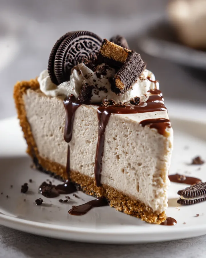 Oreo Cookie Butter Ice Cream Pie