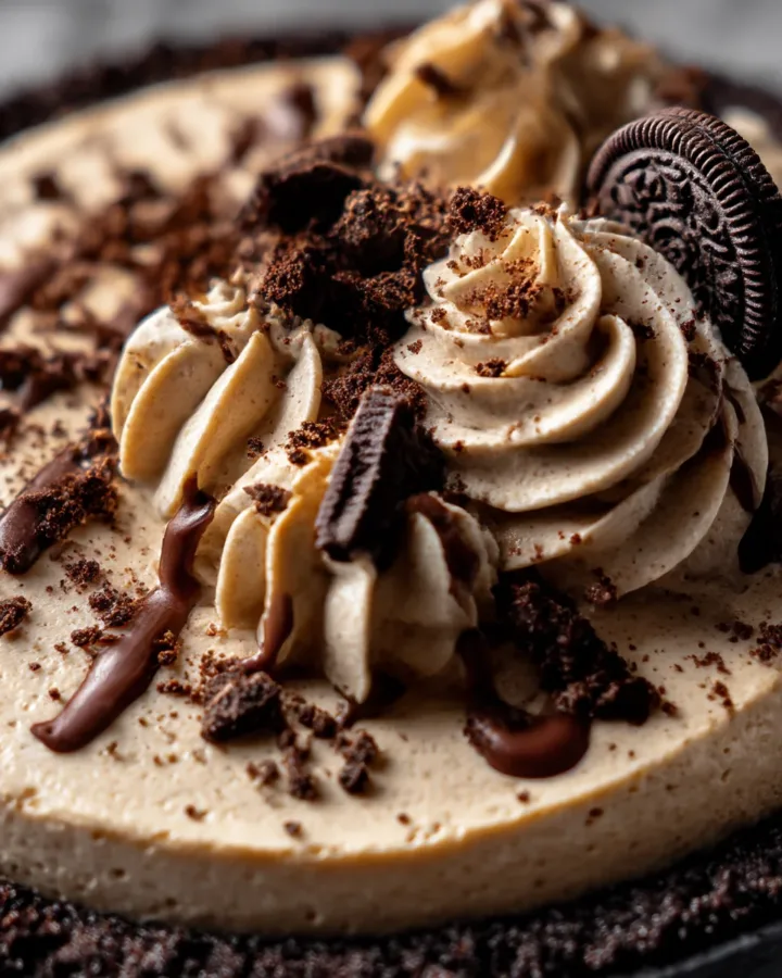 Oreo Cookie Butter Ice Cream Pie