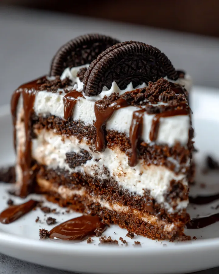 Oreo Ice Cream Sandwich Cake
