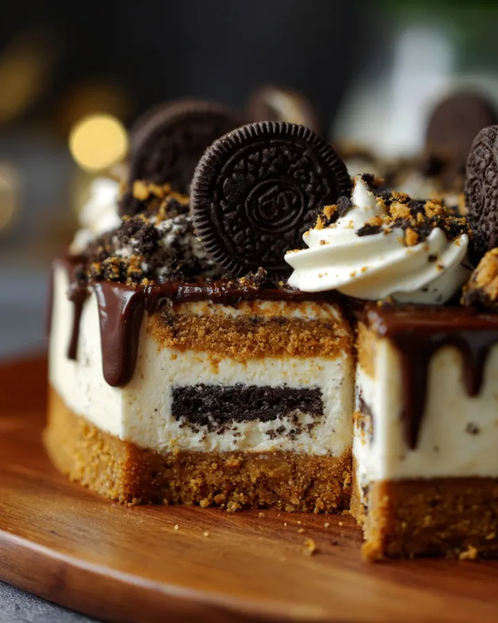 Oreo Ice Cream Sandwich Cake
