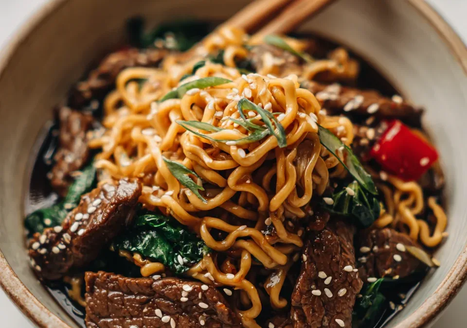 Protein Ramen Stir Fry