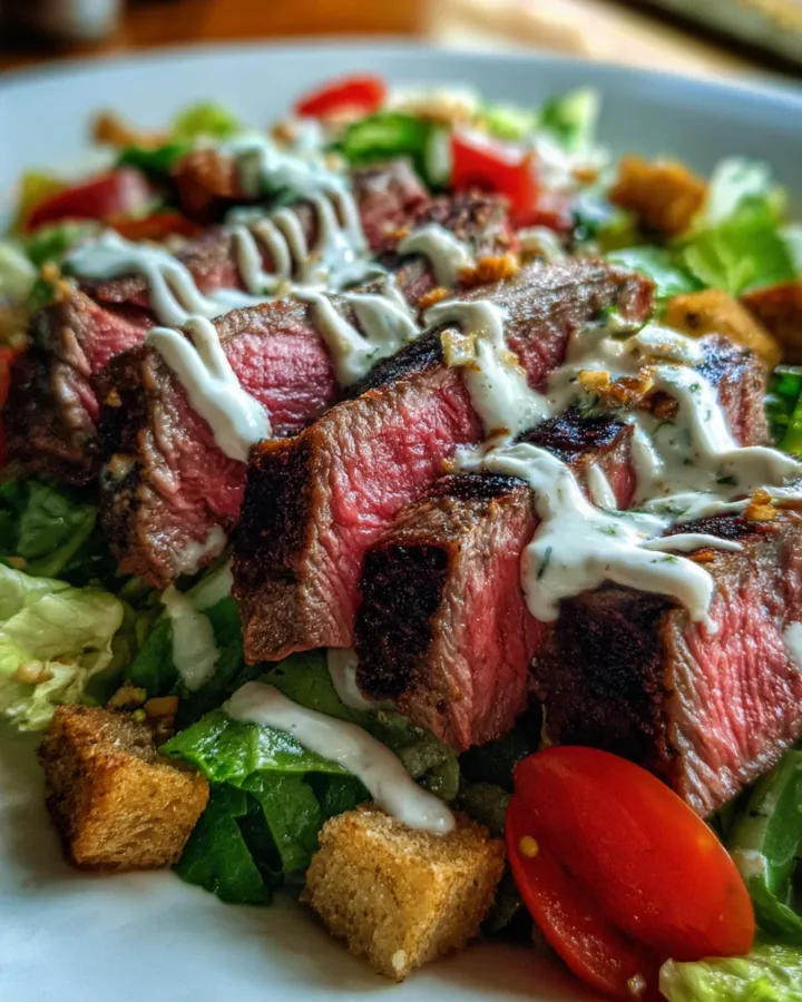 Steakhouse Chopped Salad with Creamy Dressing