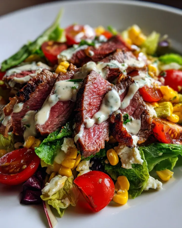 Steakhouse Chopped Salad with Creamy Dressing