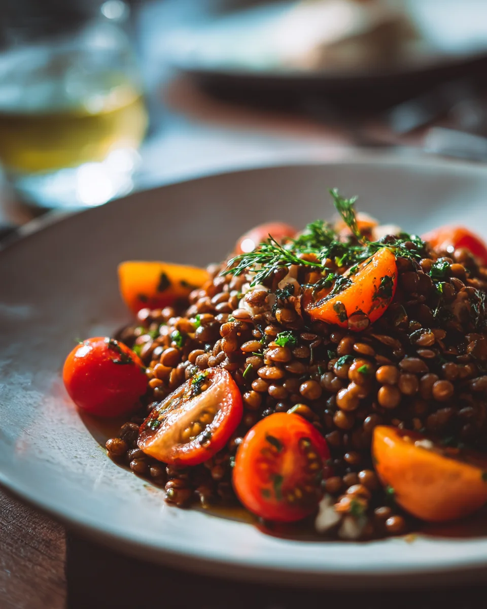 salade de lentilles