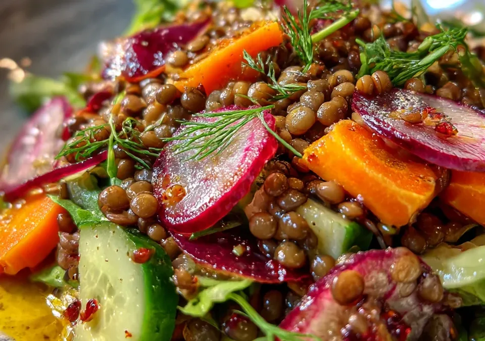 salade de lentilles