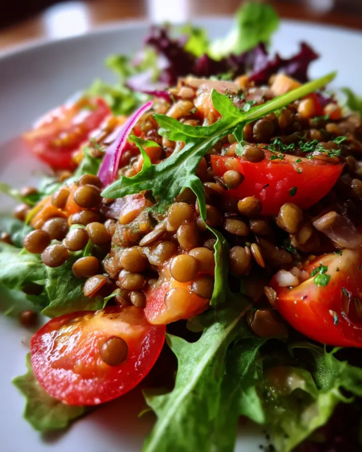 salade de lentilles