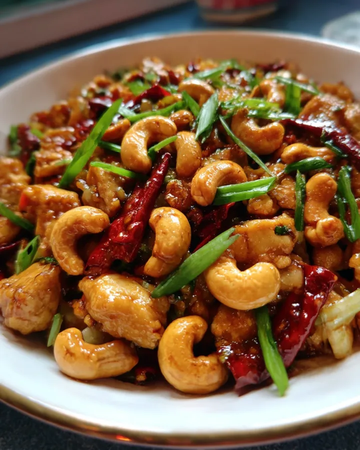 szechuan chicken with cashews