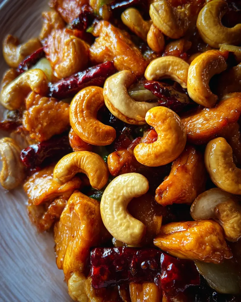 szechuan chicken with cashews